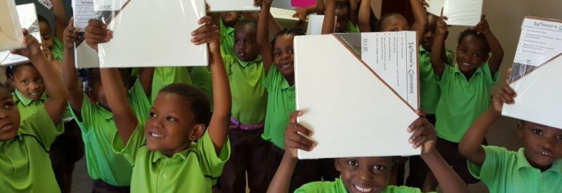 Canvases find a happy home at Nokuphila School