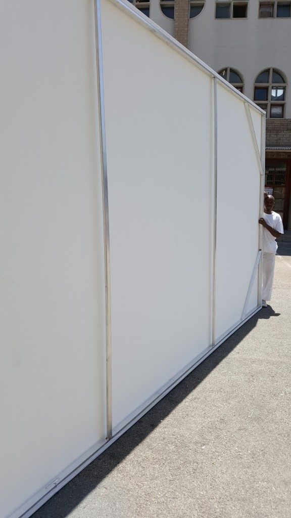 Custom Manufacture of a very large stretched canvas