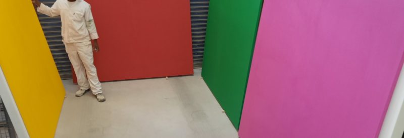 Multi-coloured Canvases